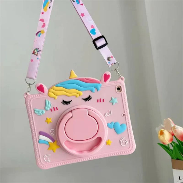 Compatible With Samsung Galaxy Tab S6 A7 Lite A8 A9 Plus 11 Inch Kids Unicorn Silicone Protective Case Cases Covers & Skins