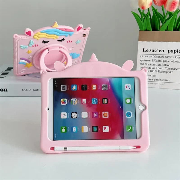 Compatible With Samsung Galaxy Tab S6 A7 Lite A8 A9 Plus 11 Inch Kids Unicorn Silicone Protective Case Cases Covers & Skins