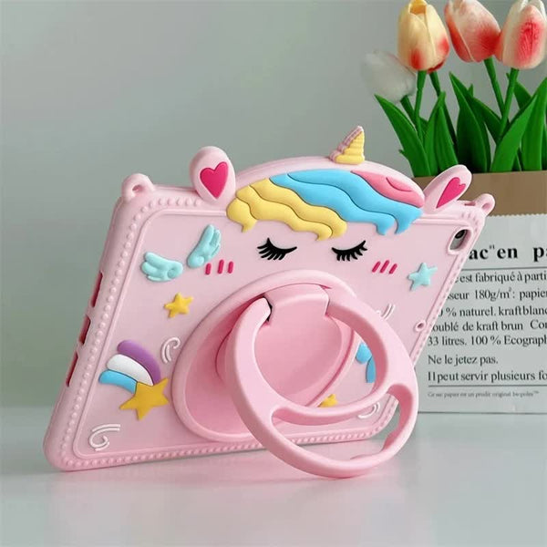 Compatible With Samsung Galaxy Tab S6 A7 Lite A8 A9 Plus 11 Inch Kids Unicorn Silicone Protective Case Cases Covers & Skins