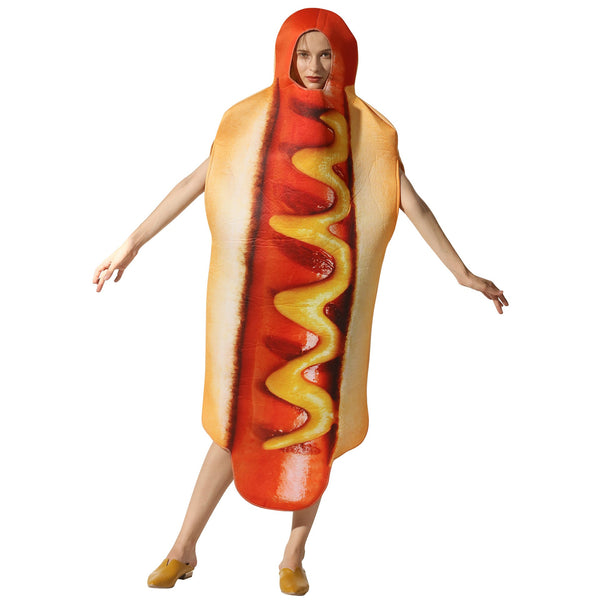 Hot Dog Costume Halloween Stage Performance Cosplay Dog Costumes