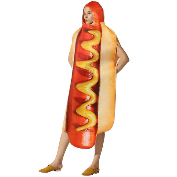 Hot Dog Costume Halloween Stage Performance Cosplay Dog Costumes