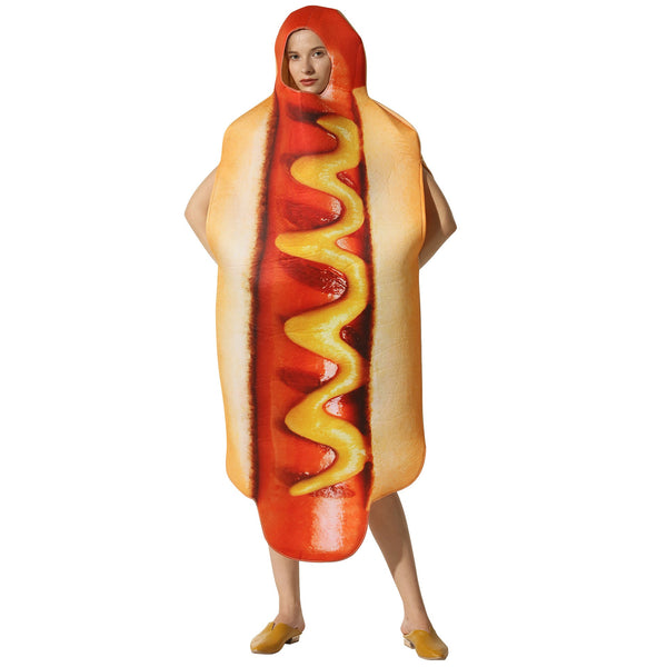 Hot Dog Costume Halloween Stage Performance Cosplay Dog Costumes