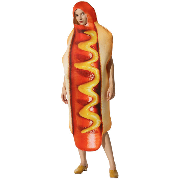Hot Dog Costume Halloween Stage Performance Cosplay Dog Costumes