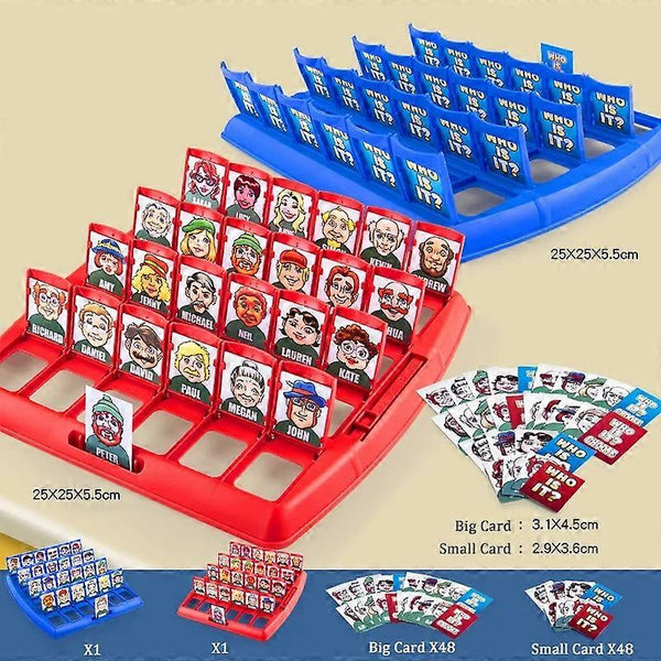 Who's There Board Game Fun Party Family Memory Logical Thinking Antistress Interactive Guessing Classic Toy For Kids Board Games