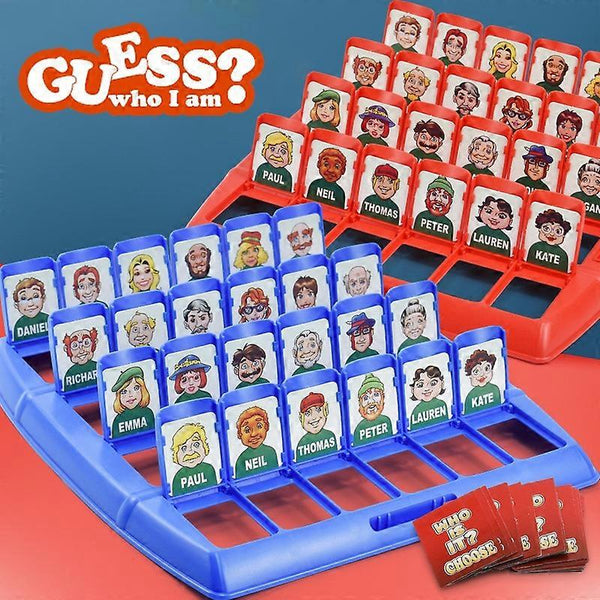 Who's There Board Game Fun Party Family Memory Logical Thinking Antistress Interactive Guessing Classic Toy For Kids Board Games