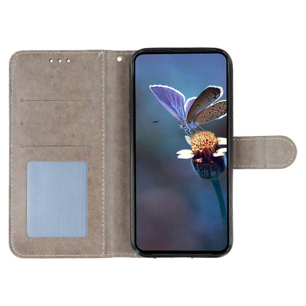 Compatible With Apple Iphone 16E Lace Flowers Pu Leather Flip Wallet Case Cases Covers & Skins