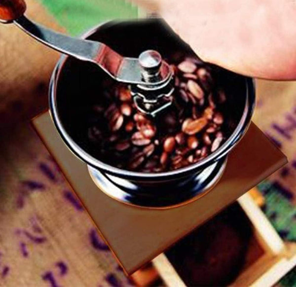 Retro Coffee Grinder Hand Cranked Ceramic Burr Compatible With Braun Oral Philips Coffee Grinders