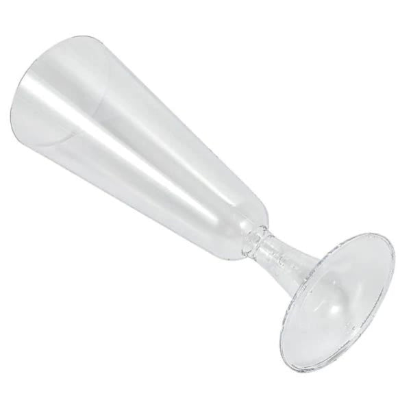 Plastic Wine Glasses 150Ml Pack Of 60 Transparent Wine & Champagne Glasses
