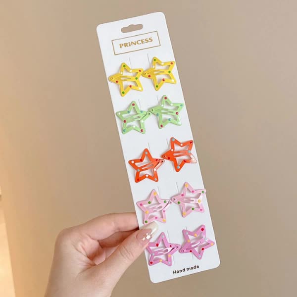 Star Hairpins For 7 Pack Hair Accessories