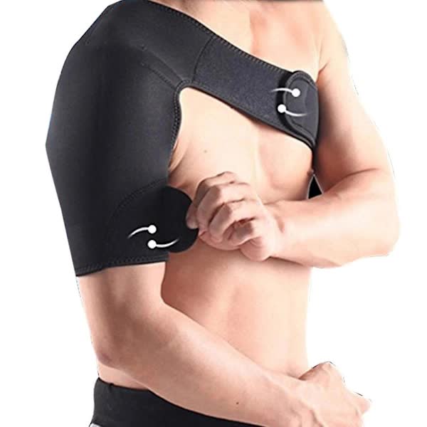 Shoulder Support Belt For Sports Protection Right (Black) Orthotics Braces & Sleeves