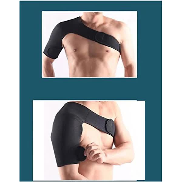 Shoulder Support Belt For Sports Protection Right (Black) Orthotics Braces & Sleeves