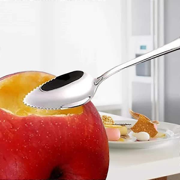 Grapefruit Spoon Set 6 Stainless Steel Spiked For Spoons