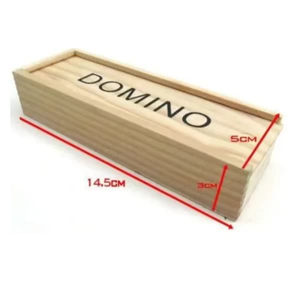 Domino Game 28 Pieces With Sliding Lid Case Educational Aid For Children And Adults Black Color Other Games