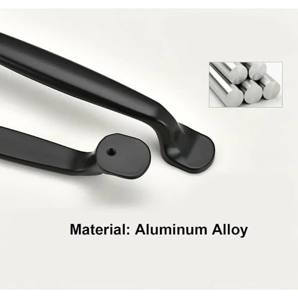 10X 96Mm Black Kitchen Handles Door Drawer Bedroom Furniture Cabinet Pulls