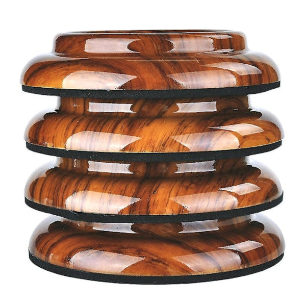 4 Piano Wheel Cups For Upright Rosewood Colour Acrylic Resin Piano Accessories