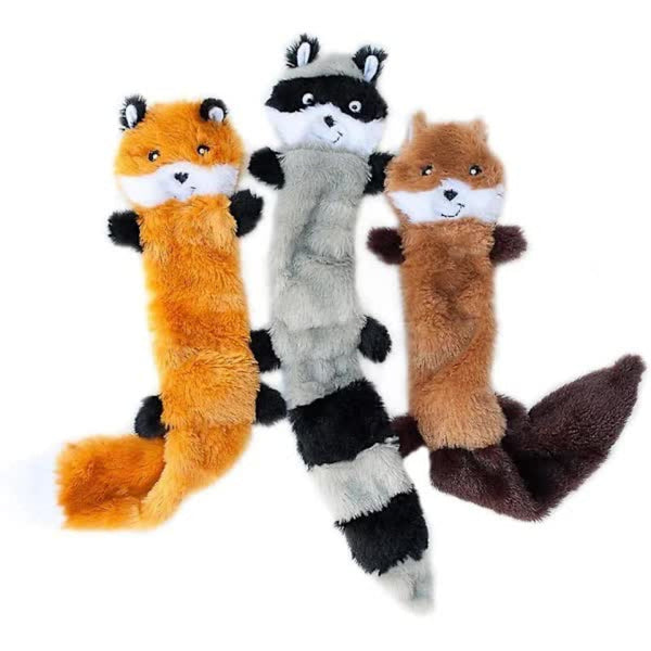 Dog Plush Squeaky Chew Toys 3 Pack For Large Medium Dogs Dog Toys