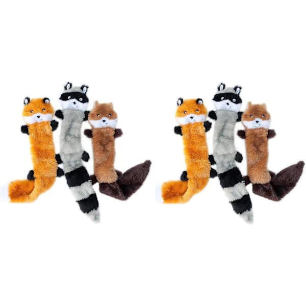 Dog Plush Squeaky Chew Toys 3 Pack For Large Medium Dogs Dog Toys