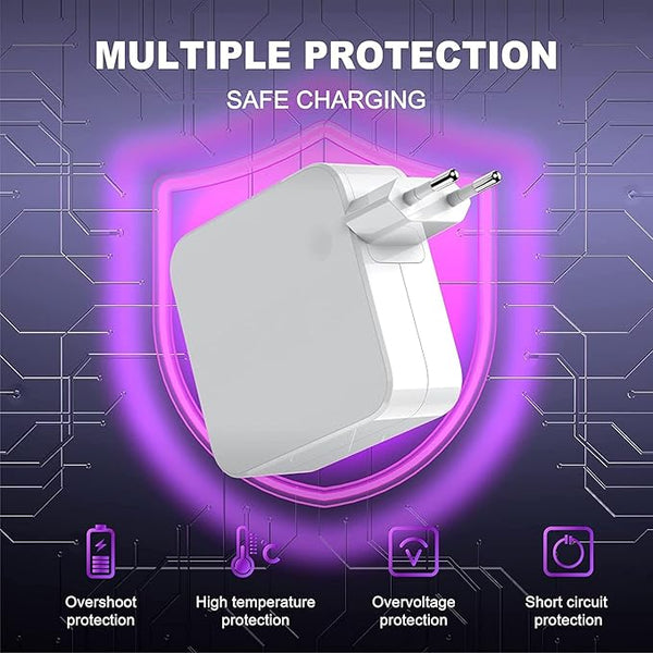 100W Usb C Charger Compatible With Macbook Pro 13 14 15 Inch 2024 Laptop Power Adapters/Chargers
