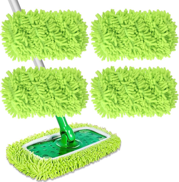 Microfiber Mop Refill Cloths For Swiffer Sweeper And Steam Mops Reusable Washable Pads Tile Floors Mop & Broom Accessories
