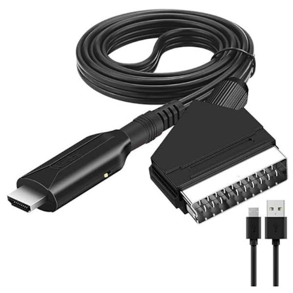 Scart To Hdmi Converter Adapter 1080P Plug And Play Monitor/Av Cables & Adapters