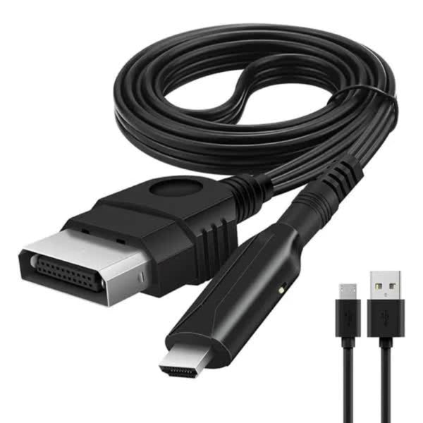 Xbox To Hdmi Converter Audio Video Adapter Cable Black Audio Cables & Adapters