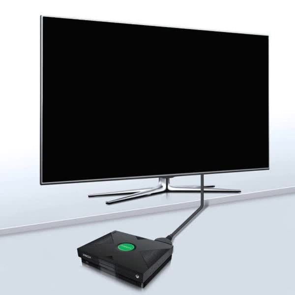 Xbox To Hdmi Converter Audio Video Adapter Cable Black Audio Cables & Adapters