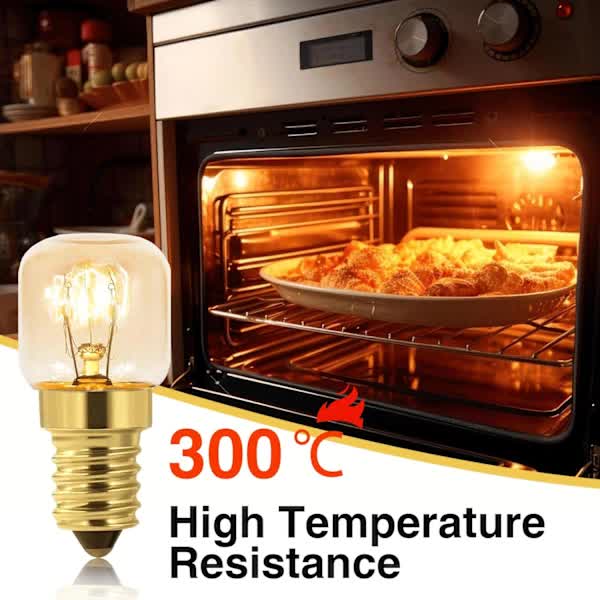 Dimmable E14 Oven Light Bulb Edison T22 2700K Warm White 10 Pack For 220V Ovens 300Ac Resistant 160Lm Light Bulbs