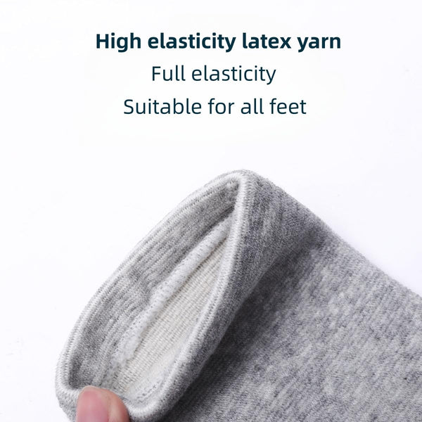 Bamboo Compression Anti Fatigue Neuropathy Pain Relief At Bedtimeankle Swelling For Sport Arthritis Promote Blood Circulation Tall Grey Socks