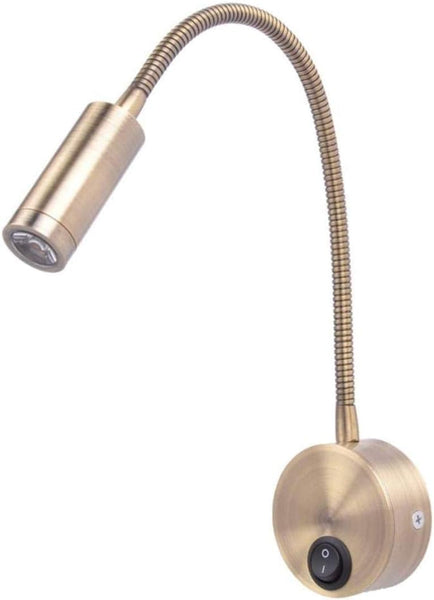 12V Rv Boat Wall Lamp Flexible Gooseneck Touch Control Switch Led Reading Light Lamps