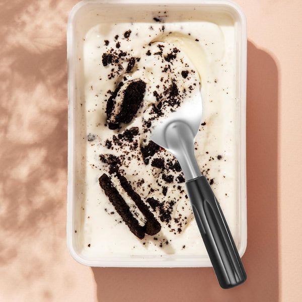 Ice Cream Spade Heavy Duty Stainless Steel Flat Scoop Paddle Non Slip Handle Dishwasher Safe Icecream Scooper For Hard Or Creamy Dessert Butter Frozen