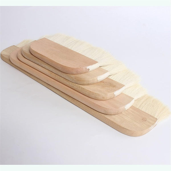 Paint Brushes 8Inch 10Inch 12Inch 14Inch 16Inch 18Inch Large Bristles Row Art Wooden (Color : Inches) Artists Brushes