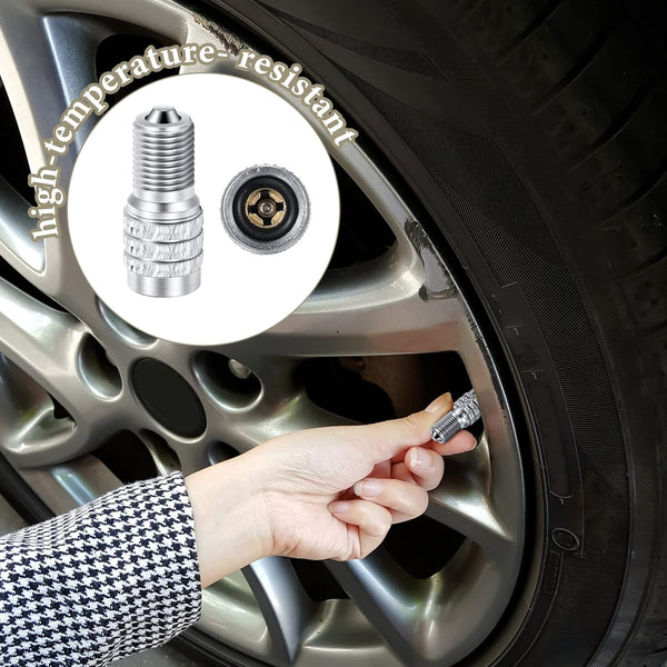 16 Pack Double Valve Stem Cap Inflate Tire Caps Flow Through Tires For High Pressure Truck Car Rv Semi Bus Valve Stems Caps