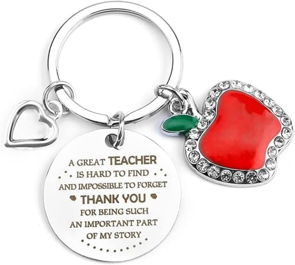 Personalized Teacher Appreciation Keychain Thank You Gifts For Teachers Keyrings