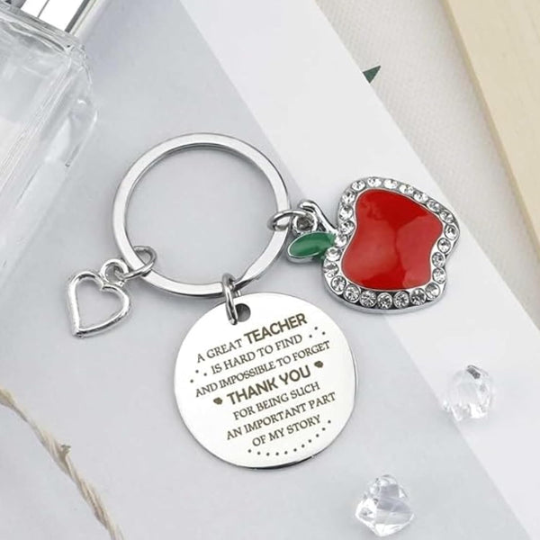 Personalized Teacher Appreciation Keychain Thank You Gifts For Teachers Keyrings