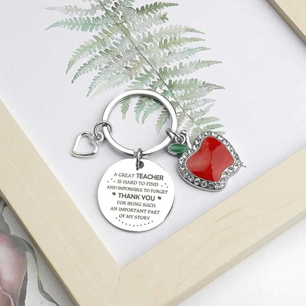 Personalized Teacher Appreciation Keychain Thank You Gifts For Teachers Keyrings
