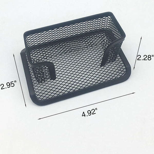 4 Pcs Desktop Mesh Business Card Holder Memo For Office School School Supplies