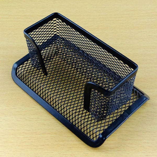 4 Pcs Desktop Mesh Business Card Holder Memo For Office School School Supplies
