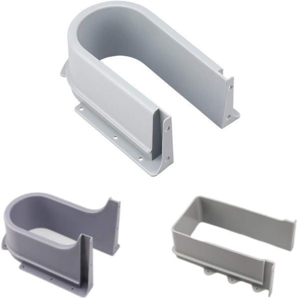 Plastic U Shape Under Sink Drain Pipe Cover For Bath Cabinet Drawers Cabinet Pulls