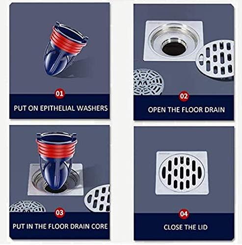 Shower Floor Drain Backflow Preventer Magnetic Drainage Insert (1.5 1.77In Hole) Drain Stoppers & Strainers