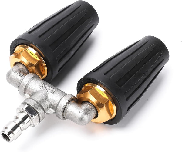 Dual Turbo Nozzle For Pressure Washers 4000 Psi Max 2.5 Orifice Pressure Washer Accessories