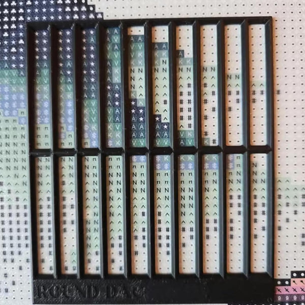 Diamond Art Ruler Tool Set For Full & Partial Kits (5 Pcs) Diamond Painting Kits