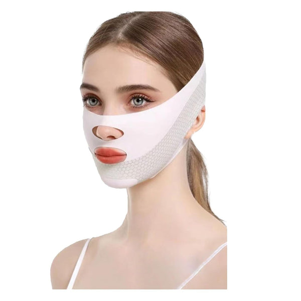 V Line Lifting Mask Chin Strap For Sleeping Reusable Face Tape Slimmer Womeni Jaw Trainer Pink Black Bluei Variety Of Options 2Pcs Chin Straps