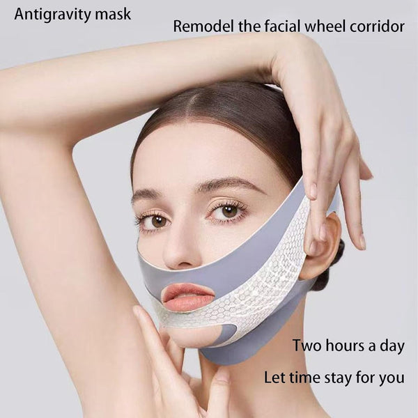 V Line Lifting Mask Chin Strap For Sleeping Reusable Face Tape Slimmer Womeni Jaw Trainer Pink Black Bluei Variety Of Options 2Pcs Chin Straps