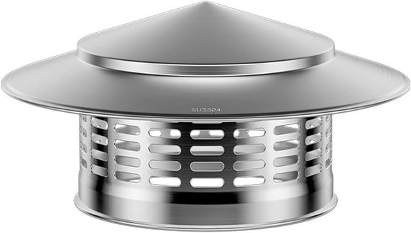8 Inch Round Chimney Cap With Screen 304 Stainless Steel Stove Pipe Topper Fireplace & Stove Accessories