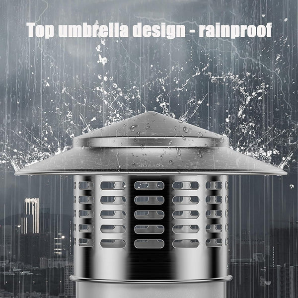 8 Inch Round Chimney Cap With Screen 304 Stainless Steel Stove Pipe Topper Fireplace & Stove Accessories