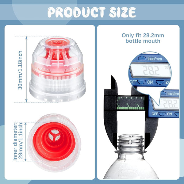 30 Pcs 28 Mm Push Pull Replacement Caps Reusable Colorful Plastic Soda Twisted Water Bottle Lid Top Suitable For Sport Travel Bottles & Containers
