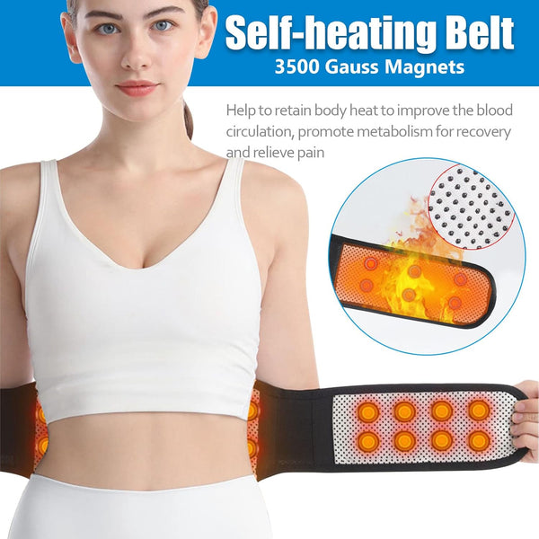 Heating Magnetic Therapy Back Brace Support Belt For Men Women Sciatica Herniated Disc Scoliosis Pain Relief Xxl1 Orthotics Braces & Sleeves
