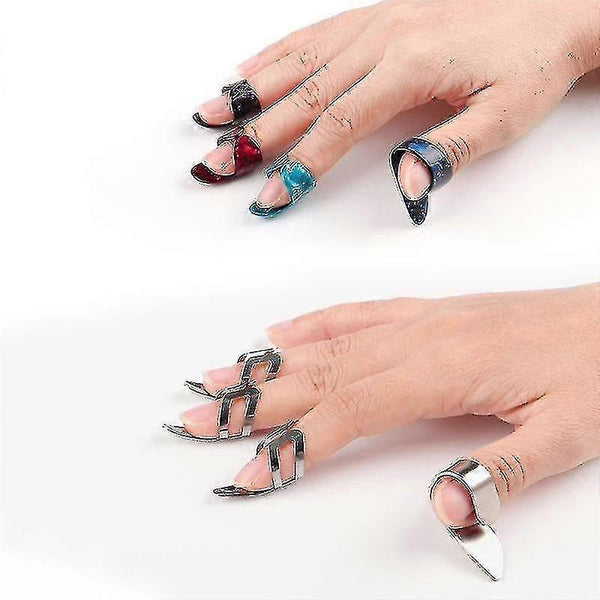 Guitar Slide Set With Metal Thumb And Finger Picks Guitar Accessories
