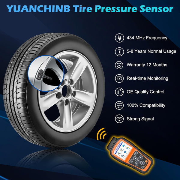 Tpms Sensors 4 Pack For Dodge Ram 1500 3500 2014 2018 Jeep Cherokee Tyre Pressure Gauges