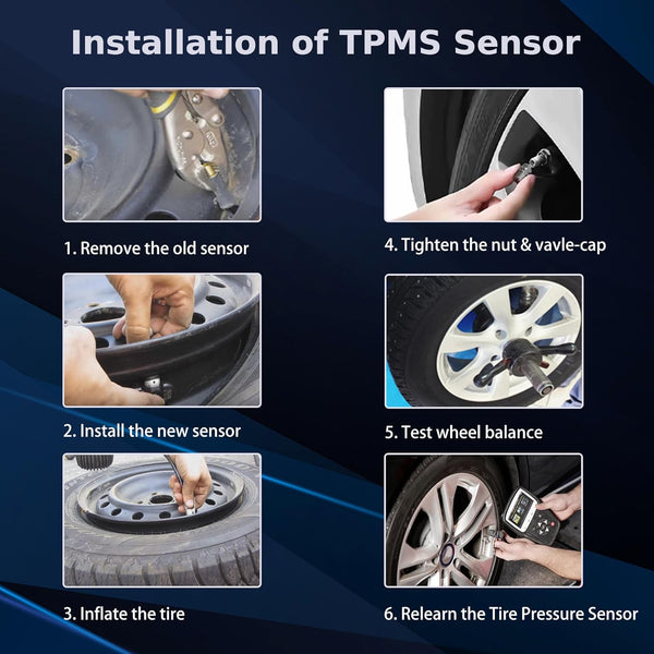 Tpms Sensors 4 Pack For Dodge Ram 1500 3500 2014 2018 Jeep Cherokee Tyre Pressure Gauges